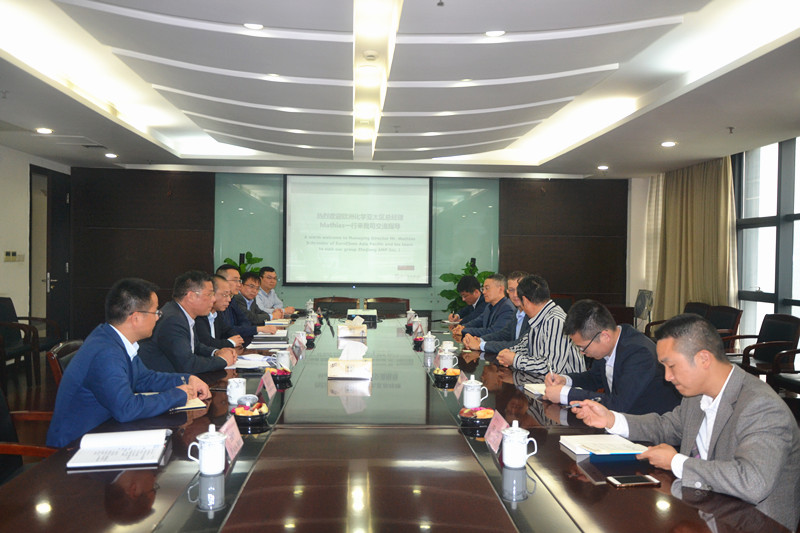 歐化公司亞太區總經理Mathias一行到訪浙農