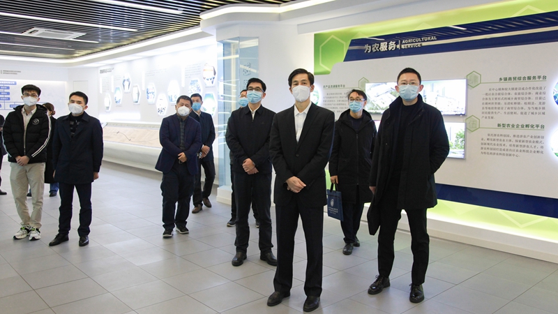 珠海市、杭州市科協領導到浙農科創園參觀考察